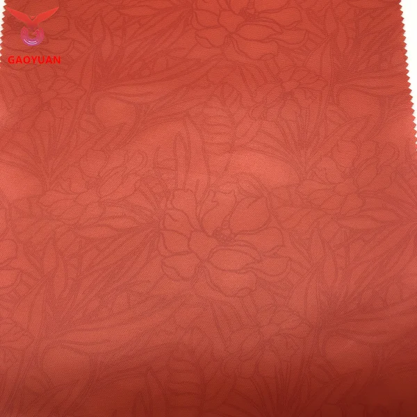 2025 New Fabric 75D*150D Polyester Water Resistant Peach Skin Show Patterns When Watered Microfiber Jacket Fabric