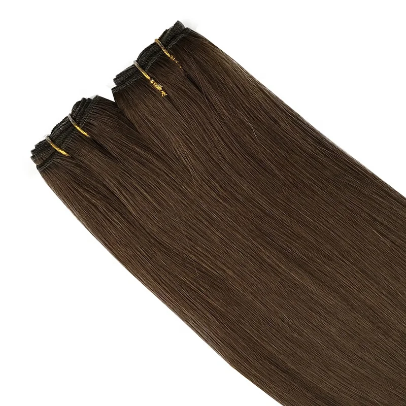 
100 Grams Wholesale Indian Virgin Remy Double Drawn Human Machine Weft Hair Extensions 