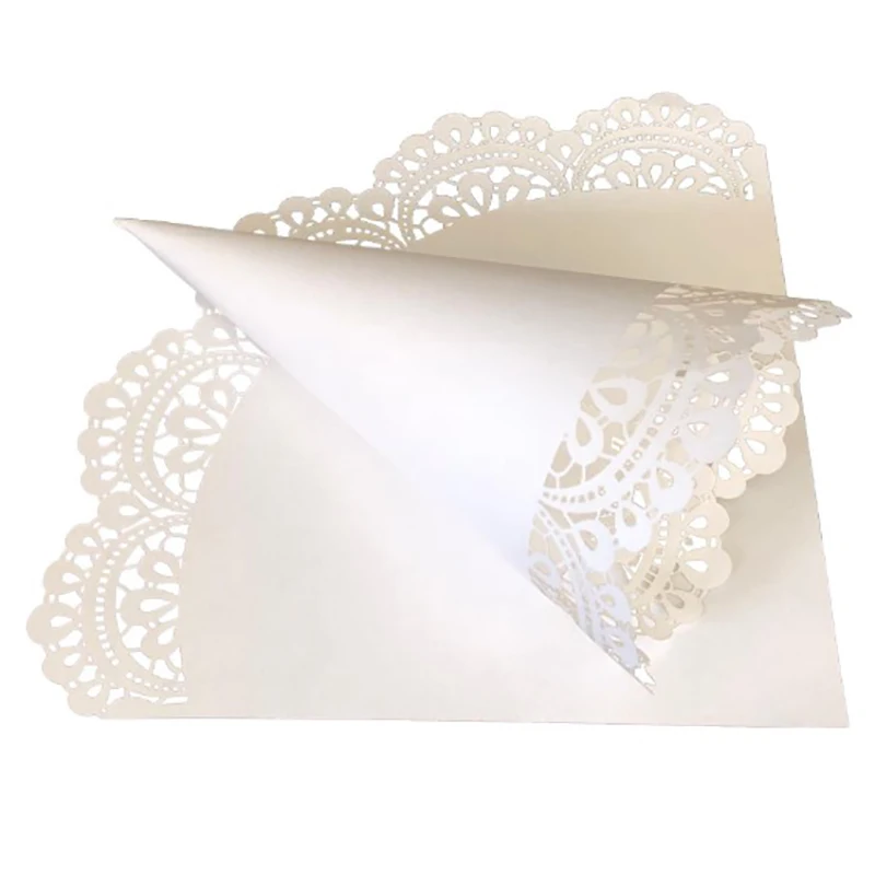 2023 Three-layer Vintage Kraft Paper Wedding Confetti Holder Stand Box Tray With 30 Holes Dried Flower Petals Confetti Tray Set