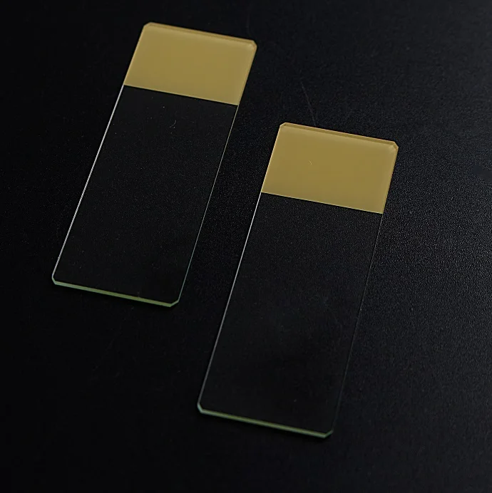 Color White Blue Pink Yellow Green Orange Frosted Ground Microscopic Glass Slide for Marking with Permanent Markers