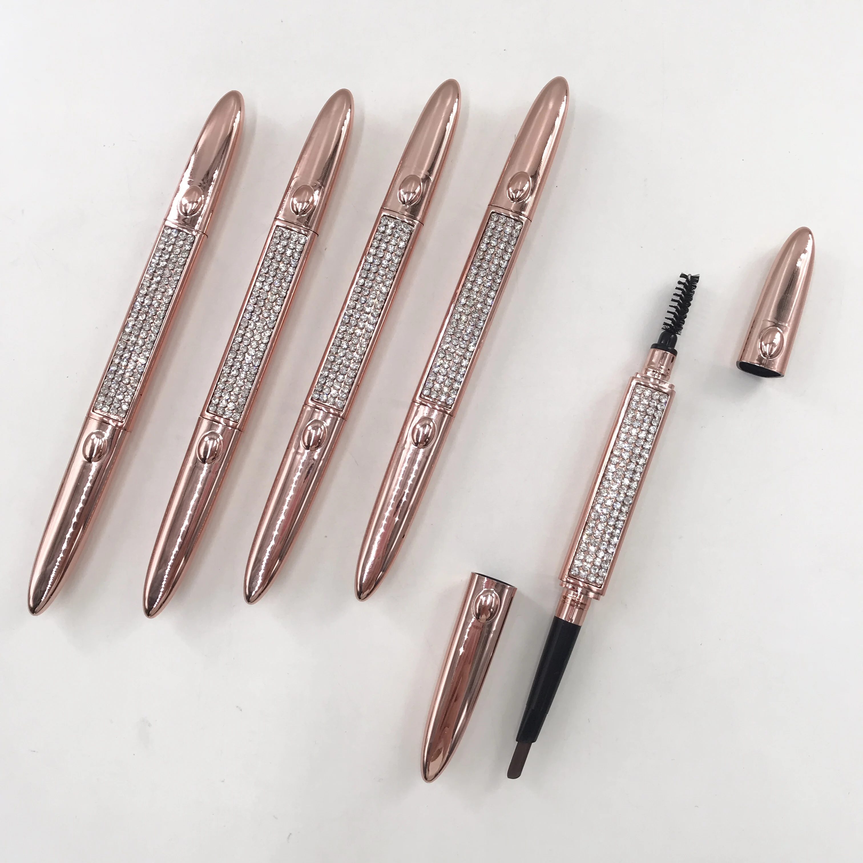 Wholesale Private Label Double Head Waterproof Brow Pencil 2 in 1 Private Label Eyebrow Pen