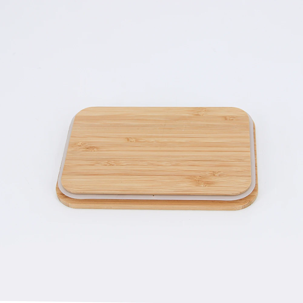 China Supplier beer can glass jar cup with bamboo lid for spice glass jar and plastic bamboo cosmetic container lid