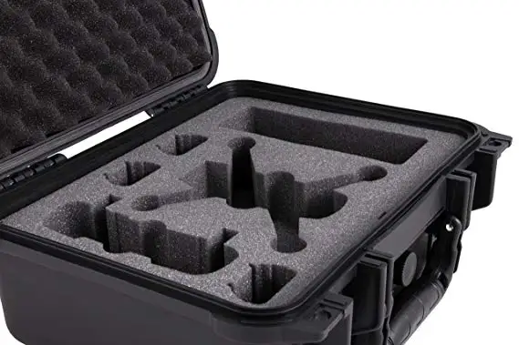 IP67 waterproof injection molding hard plastic case equipment tool carry case