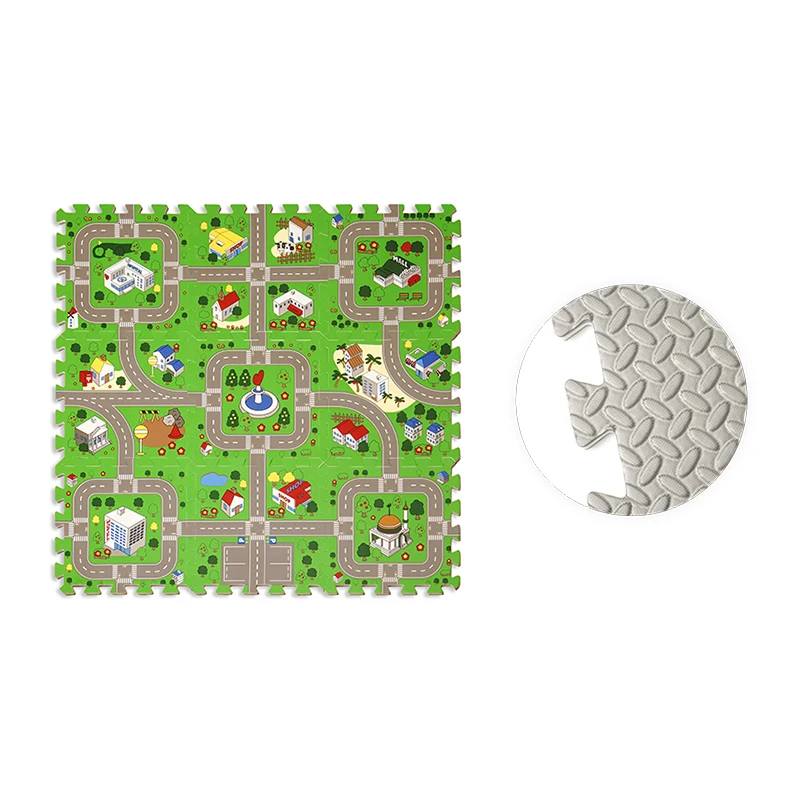 Экологичный коврик из вспененного этилвинилацетата, Детский напольный коврик, коврики-пазлы из ЭВА
