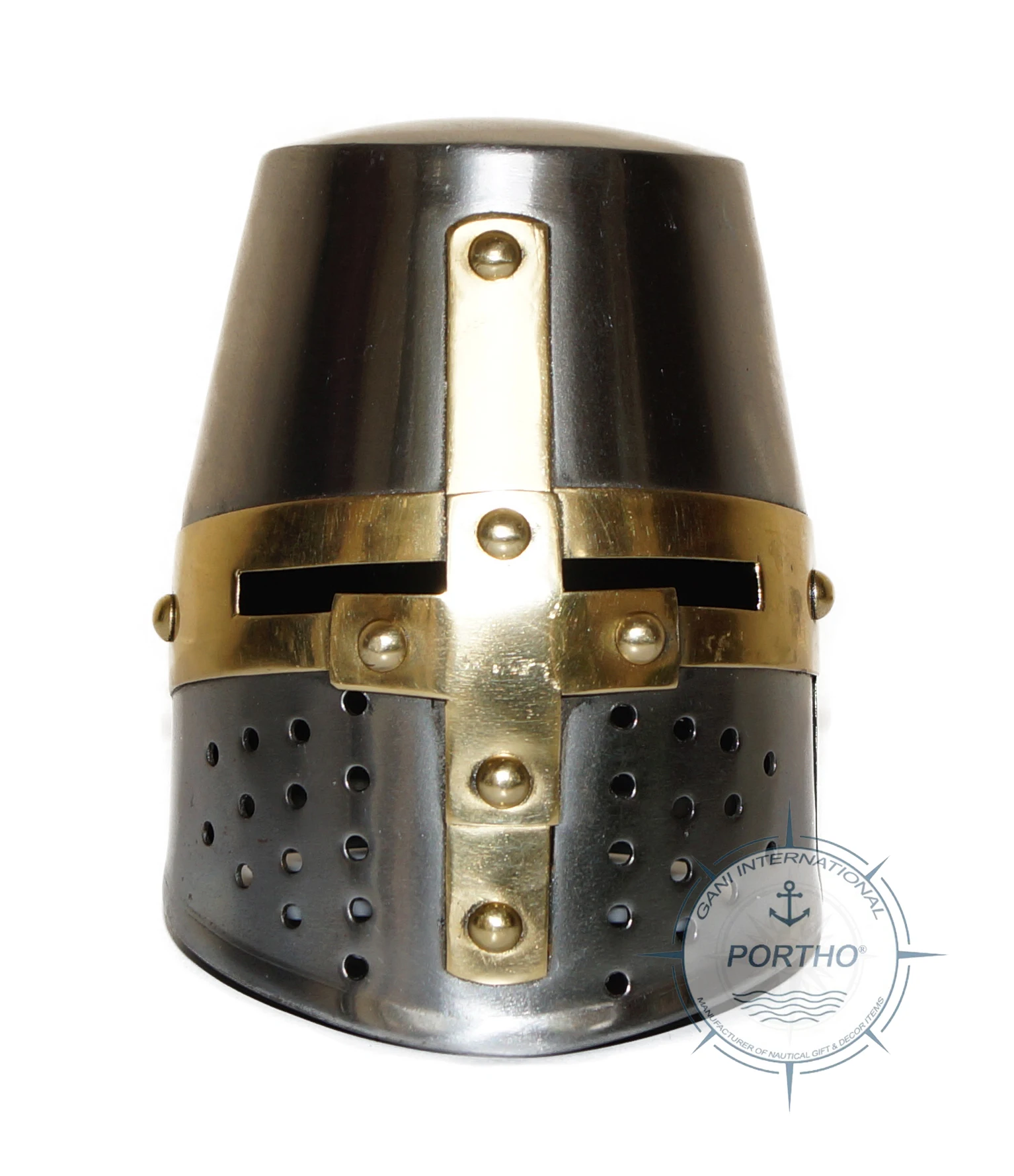 Templar Crusader Armour Medieval Knight Mini Helmet Home Decor Collectible Item