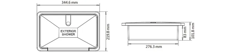 caravan shower system