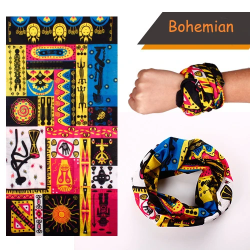 Outdoor Bandana  Cheap Wholesale Magic Polyester Seamless Custom Printed Neck Tube Headwear Scarf Tube Bandana