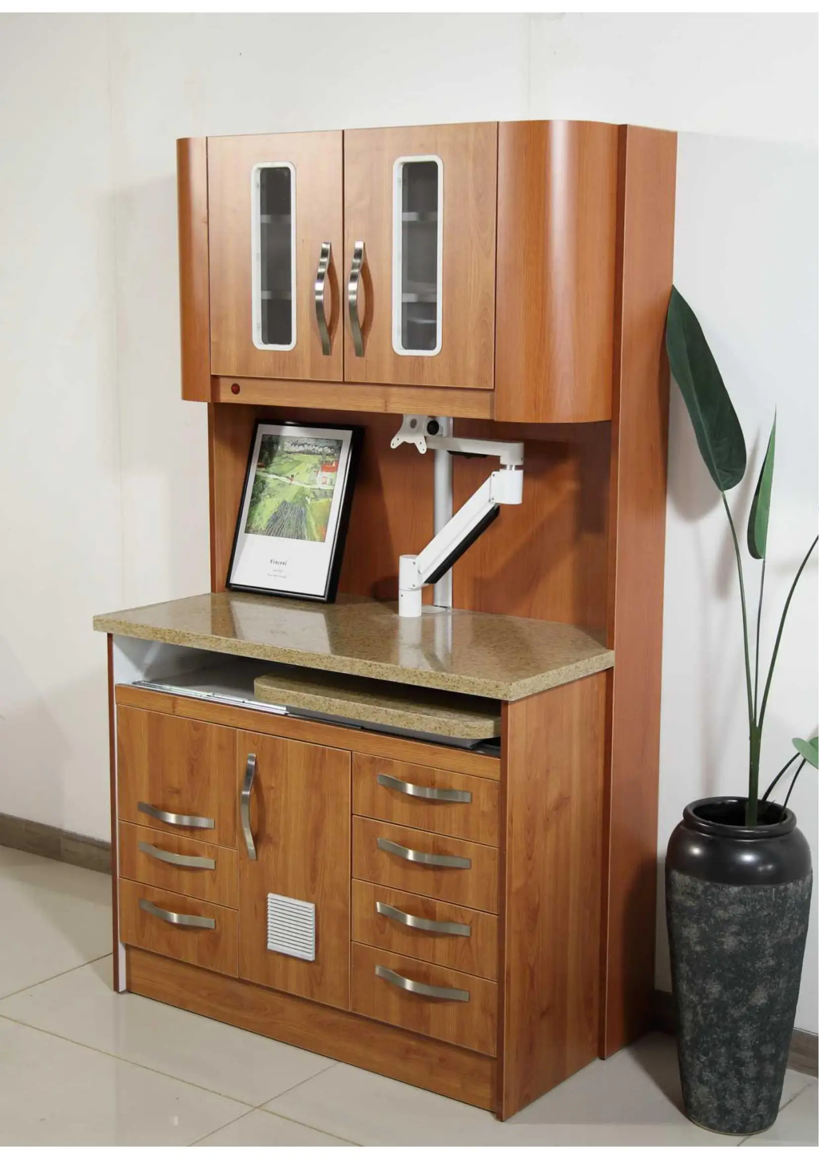 DC-18 12 o clock dental cabinets for sale used dental cabinets stand alone dental cabinet with sink