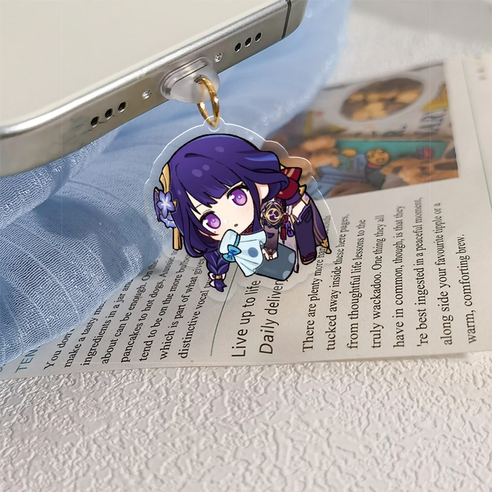 Custom Dust Plug Transparent Charging Port Dust Plug For IPhone/type-C/Android Plug Stopper Protective Cover Phone Pendant