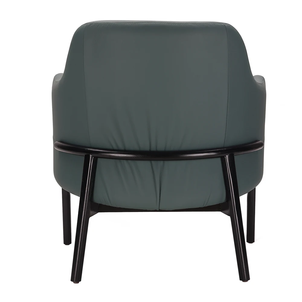 Modern Nordic leisure chair luxury velvet armchair high density rebound cushioned armchair living room characteristic chair leis