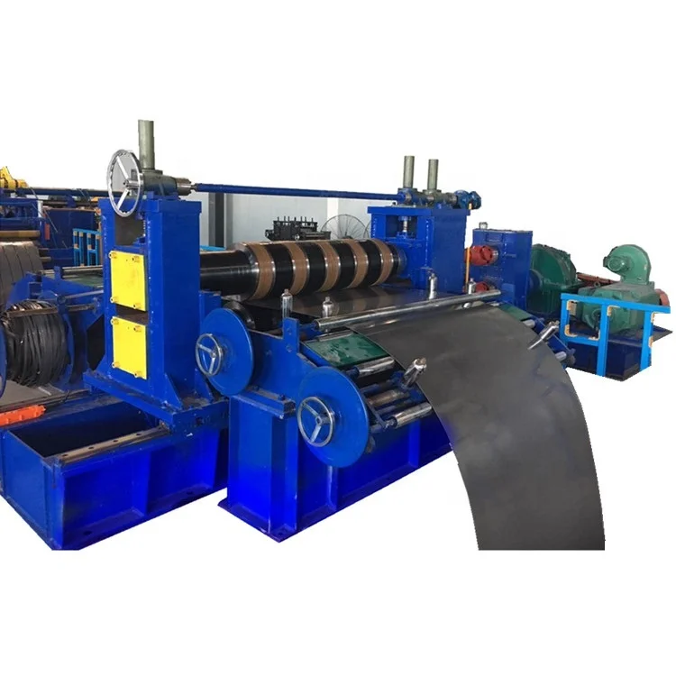 Carbon steel coil slitter and uncoiler machine