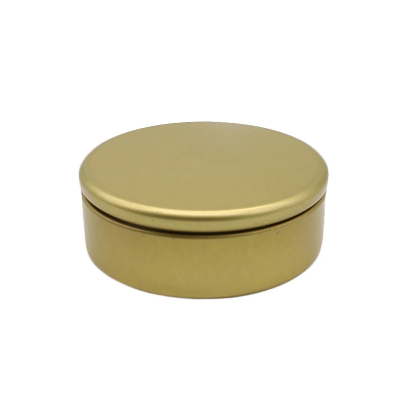 Factory Direct Tinplate Box Packaging 250ml Round Tin Can Playdough Car Wax Candle Badge Chocolate Candy Storage Logo Printing