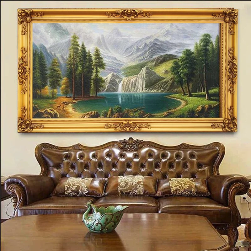 Museum Antique Gold Wood Baroque Style Oil Painting Frames Wholesale Customized Painting Frames for Display