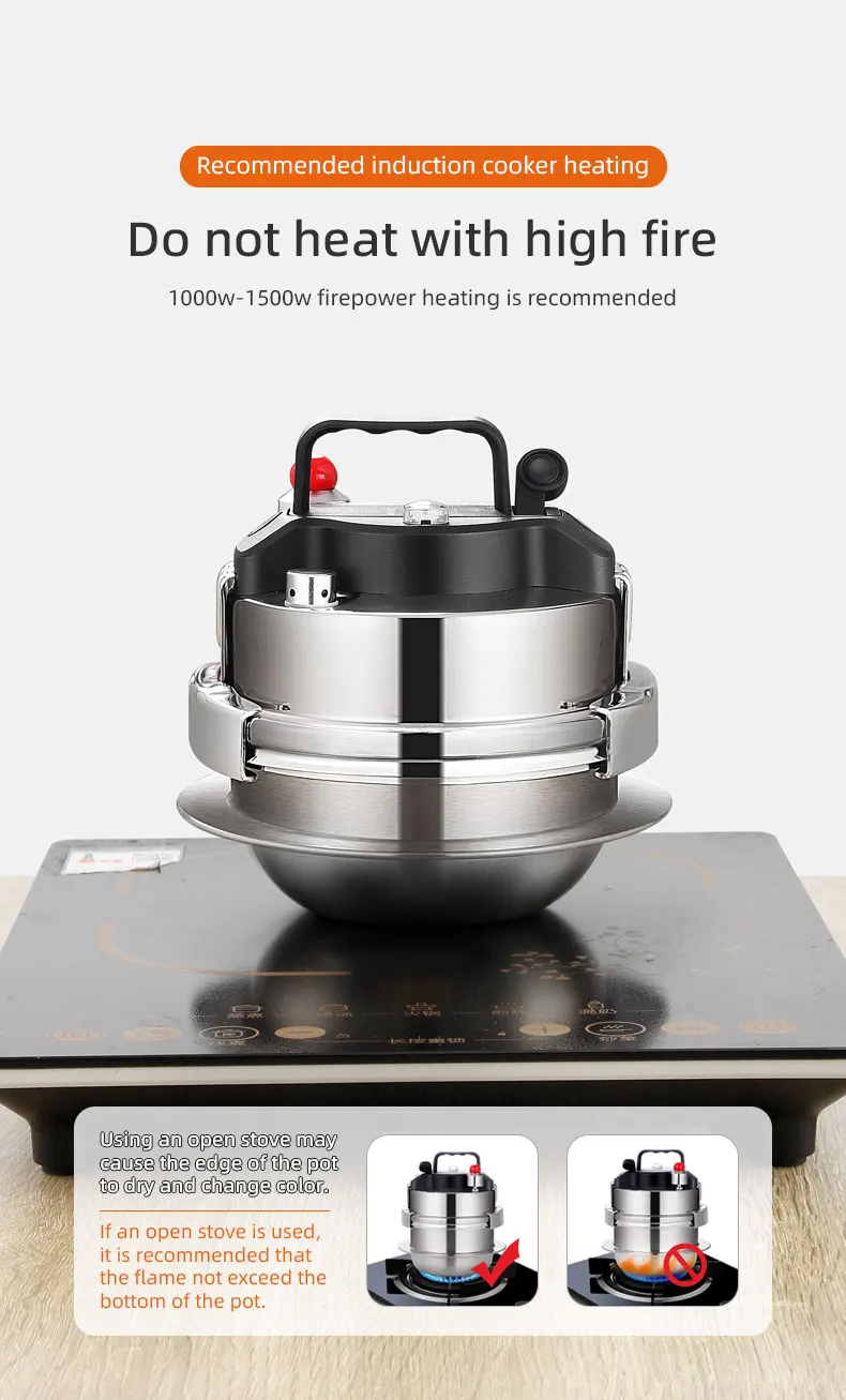 Custom 304 Stainless Steel Silicon Rubber Seal Ring mini cooker