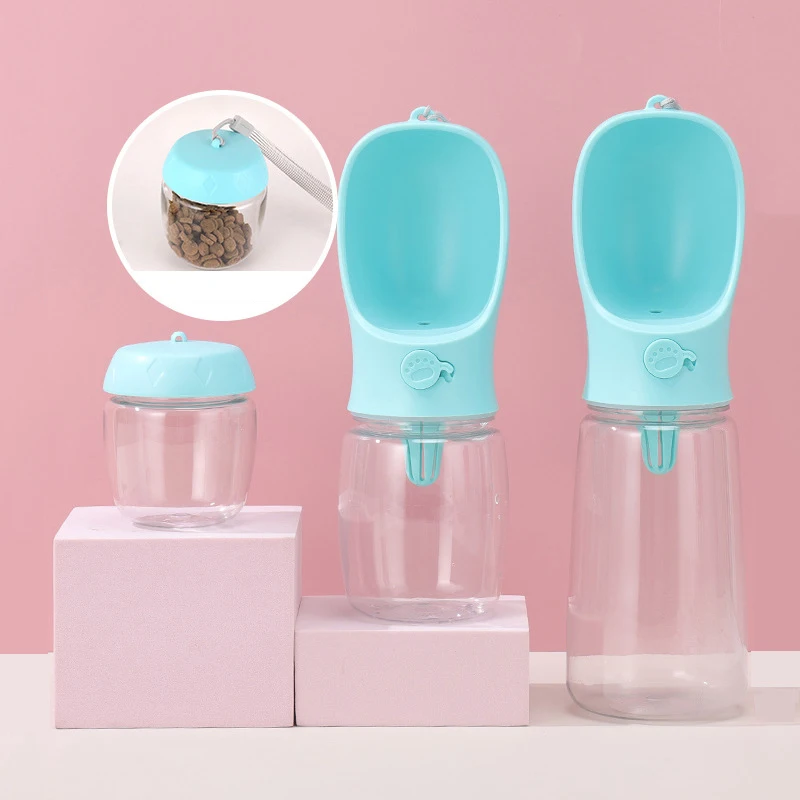 Pet Bottle Water Dog And Cat Multifunctional Feeding Food Pet Bottle Water Pet Drinking Water Bottle