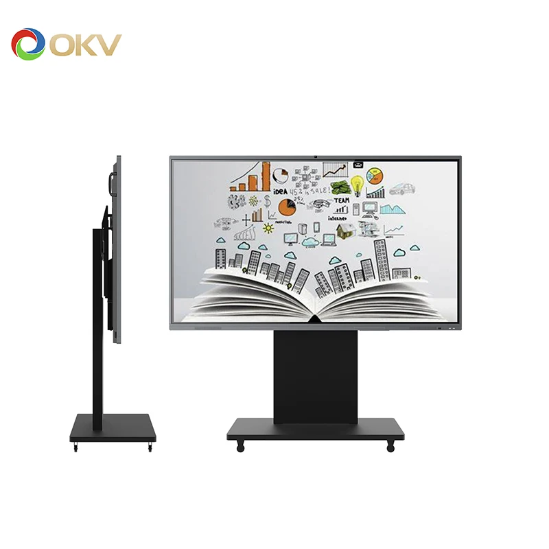 75 inch Manufacturers Digital Smart Board Display Size Wireless Interactive With Wi-fi Desktop Whiteboard
