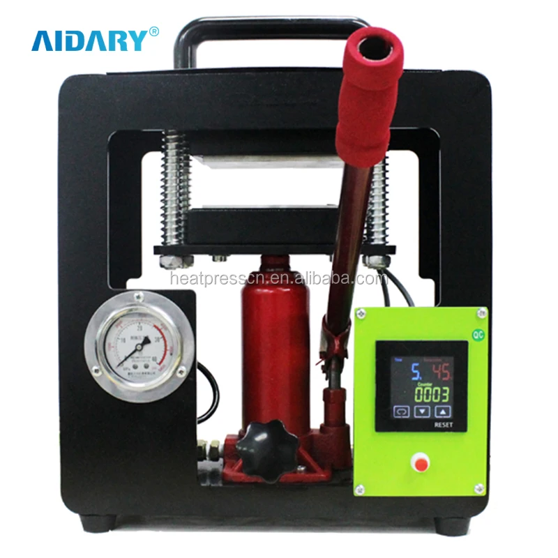 AIDARY Dual Heating Press Machine CE Provided Flatbed Printer Digital Controller New Arrival High Pressure 10ton 28 Manual 12*12