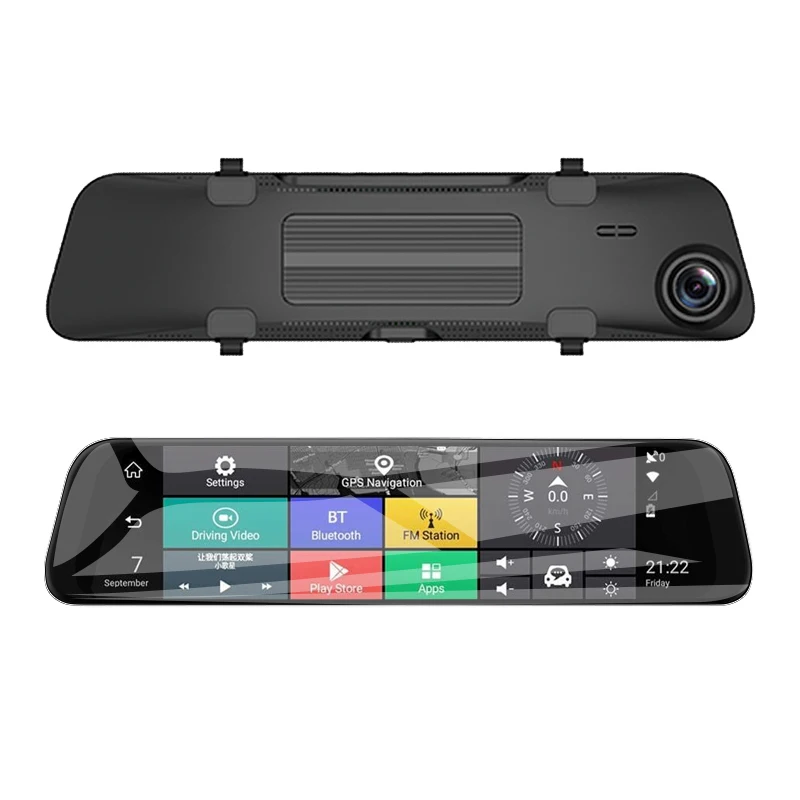 PC with Android system and camera video recorder Dash Camera Car DVR in the rear view mirror Dash Cam