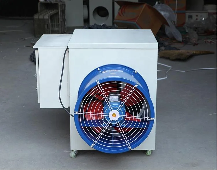 Electric air heater for industrial greenhouse and poultry warehouse