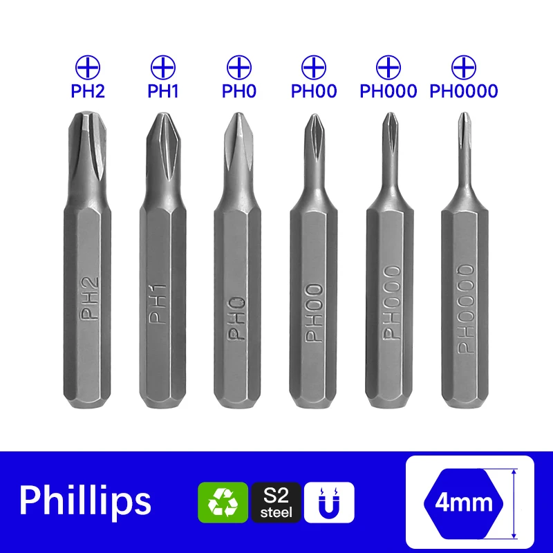 Factory Price S2 Steel Precision Screwdriver Bits H4*28mm High Hardness Magnetic Multipurpose Screwdriver Bits