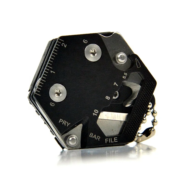 Convenient multifunction stainless steel coin knife Portable EDC outdoor folding knife combined screwdriver portable mini knife