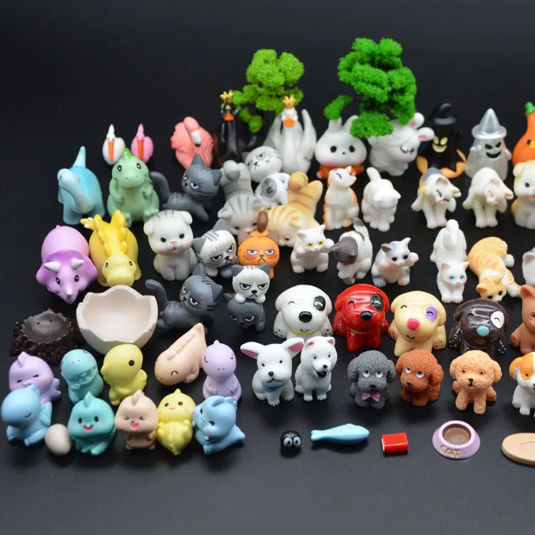 christmas fairy figurine miniature garden baby animals sculpture garden minitures figure