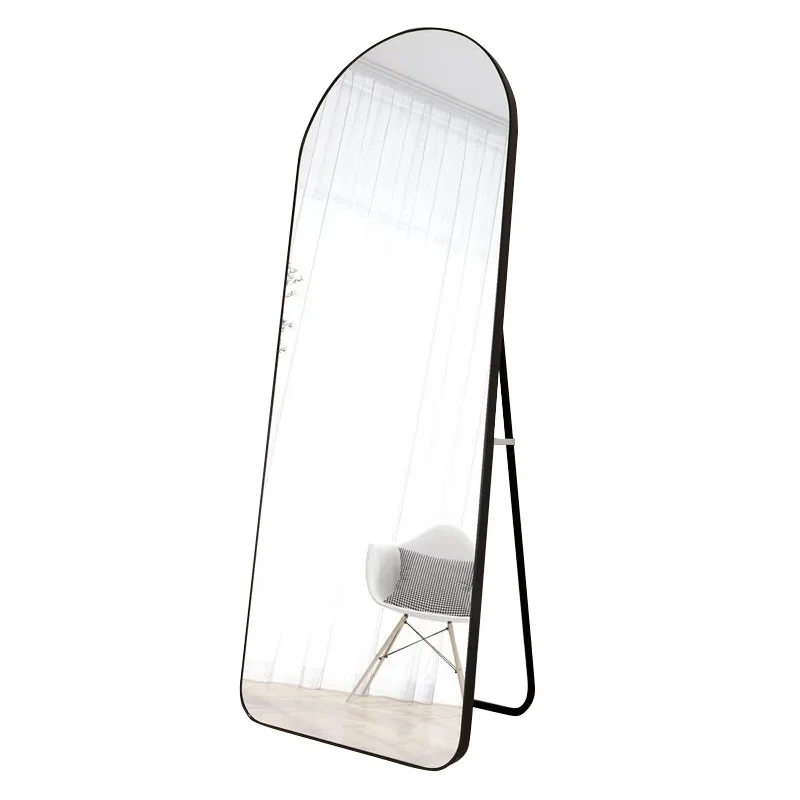 New Design Full-length mirror with hanger rotate upright bedroom household dressing fitting mirror Floor mirror