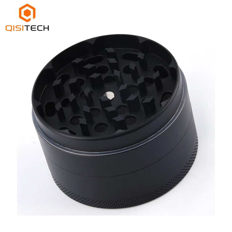
Qisitech new Factory price 47mm Four-layer Metal Grinder Stainless Steel Grinder 