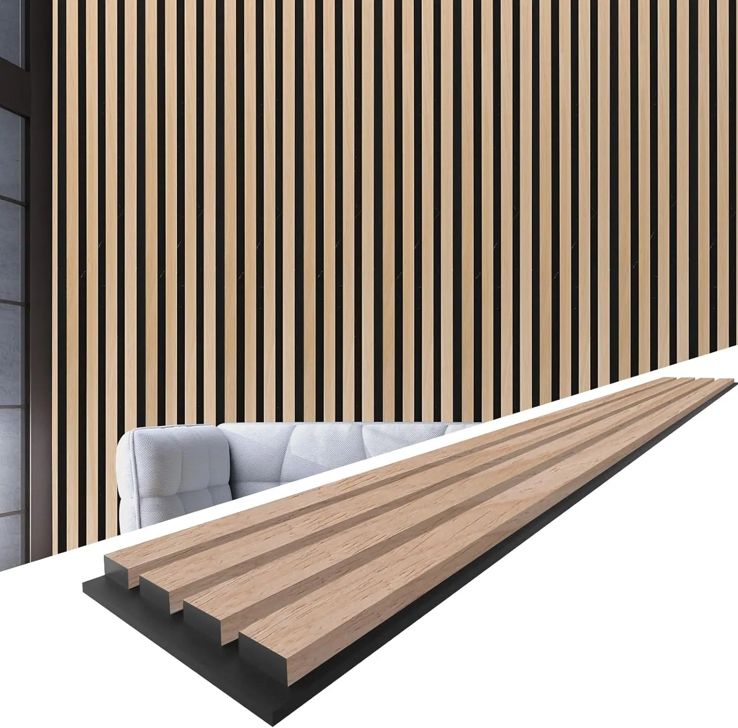 akupanel acoustic panel wood wall panel wooden slates natural oak mdf wood acoustic panel with acoustic foam for ceiling