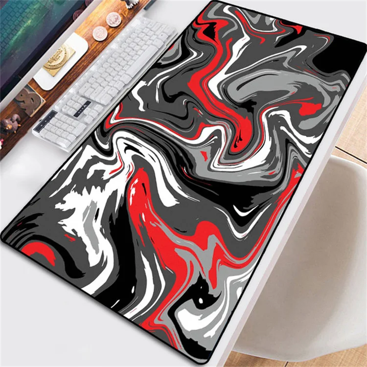 Manufacture Outlet XXL Liquid Computer Gaming Mouse Pad Soft Keyboard Customised Mousepad