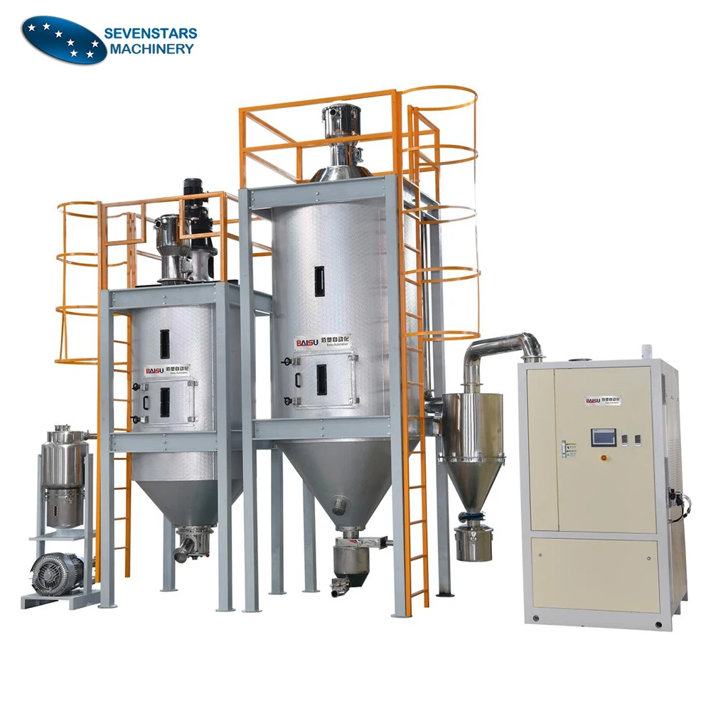 Sevenstars 2021 new plastic PET dryer machine crystalizer for washing recycling line