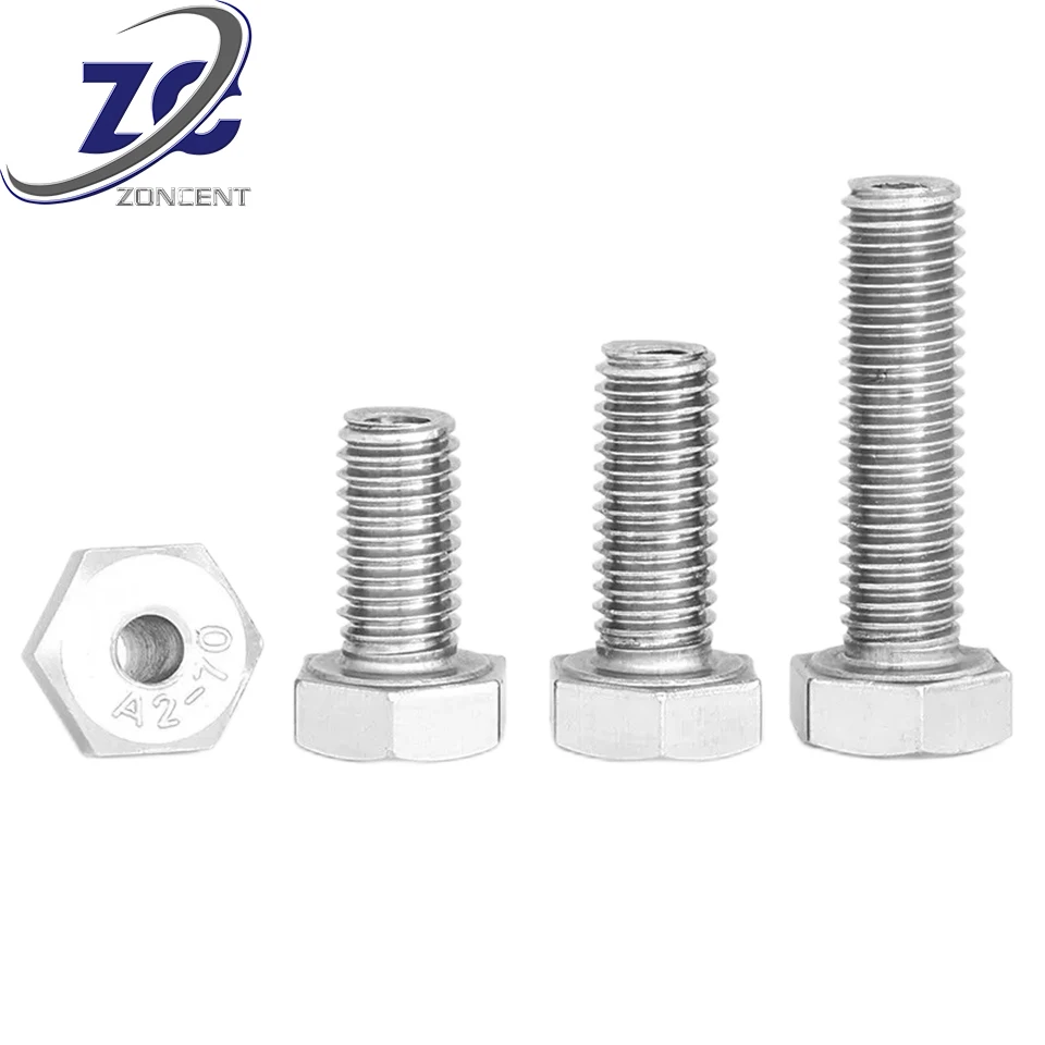 Customer made cold heading Precision Hex head bolt Socket Flat Head Bolt Fasteners Stainless Steel Bolts