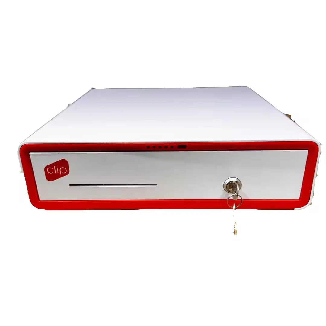 Double Cheque Slots 3 lock Money Drawer Cash Register Drawer Box Tray for Pos System