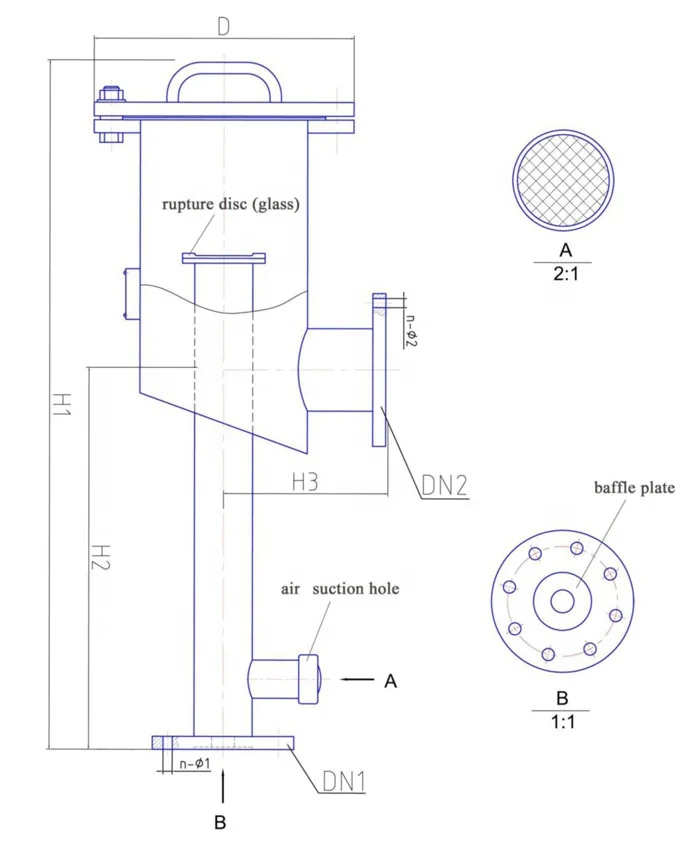 BaiChuan Foam Chamber On Oil Tank Foam Generator For Fire Fighting Equipment Customized wholesale price