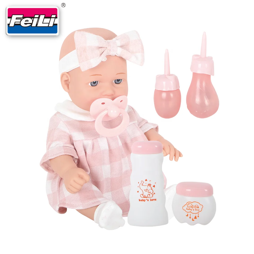 Dollri Starri Hot Selling 12' All Vinyl Baby Doll with Accessories Set For Little Girl Playing Doll Set Girl Toys