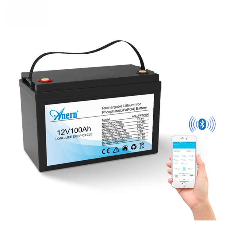 Anern 6000 cycles solar battery 12v 50ah 100ah 200ah 300ah lithium lifepo4