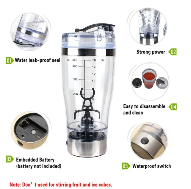 Cheap Factory Price Protein Shaker Bottle Electric Shaker Bottle Shaker Bottle With Powder Storage
