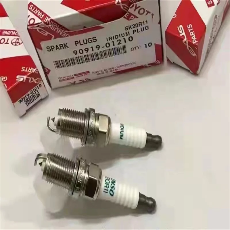 Оптовая продажа, оригинальные свечи зажигания для toyota 90919-01210 sk20r11 SK20R11