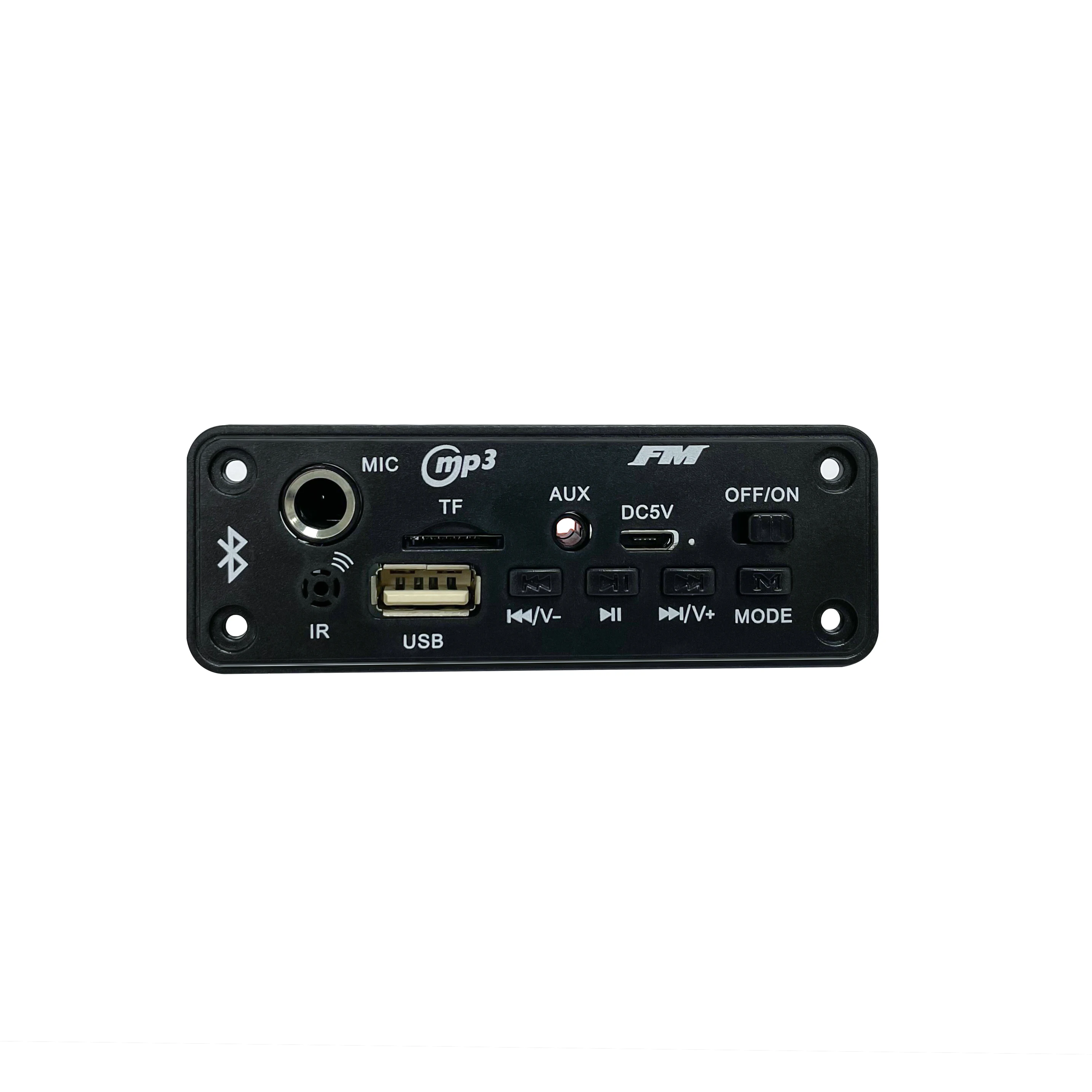 USB 12 В синий зуб 5 0 MP3-плеер Усилитель расшифрованная плата с микрофоном модуль комплект для музыки динамик