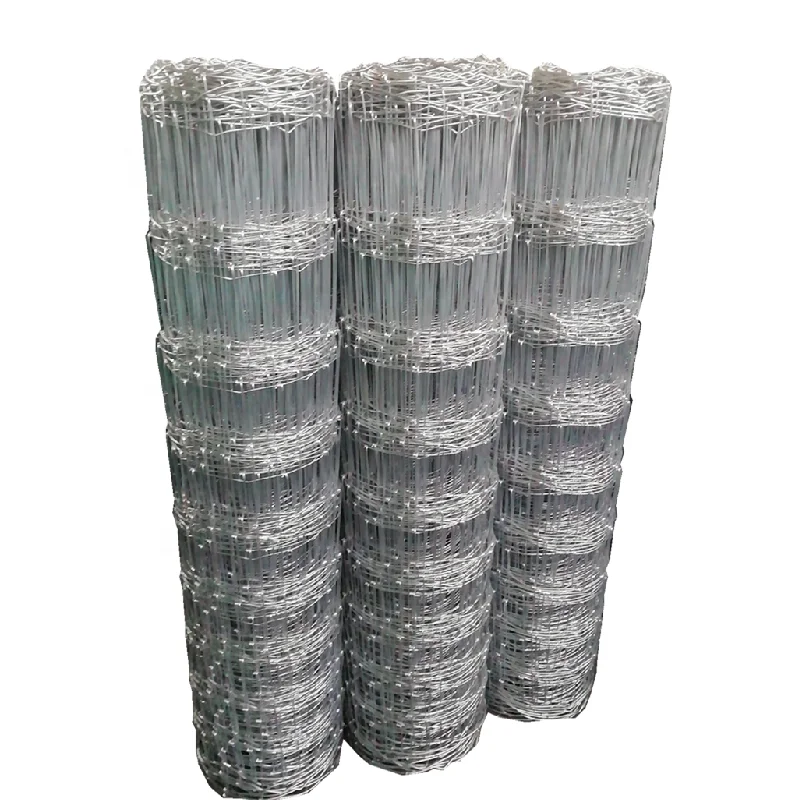Hot-dip galvanized hinged anti-climbing fence 5 ft high tension farm goat wire mesh roller price field fence