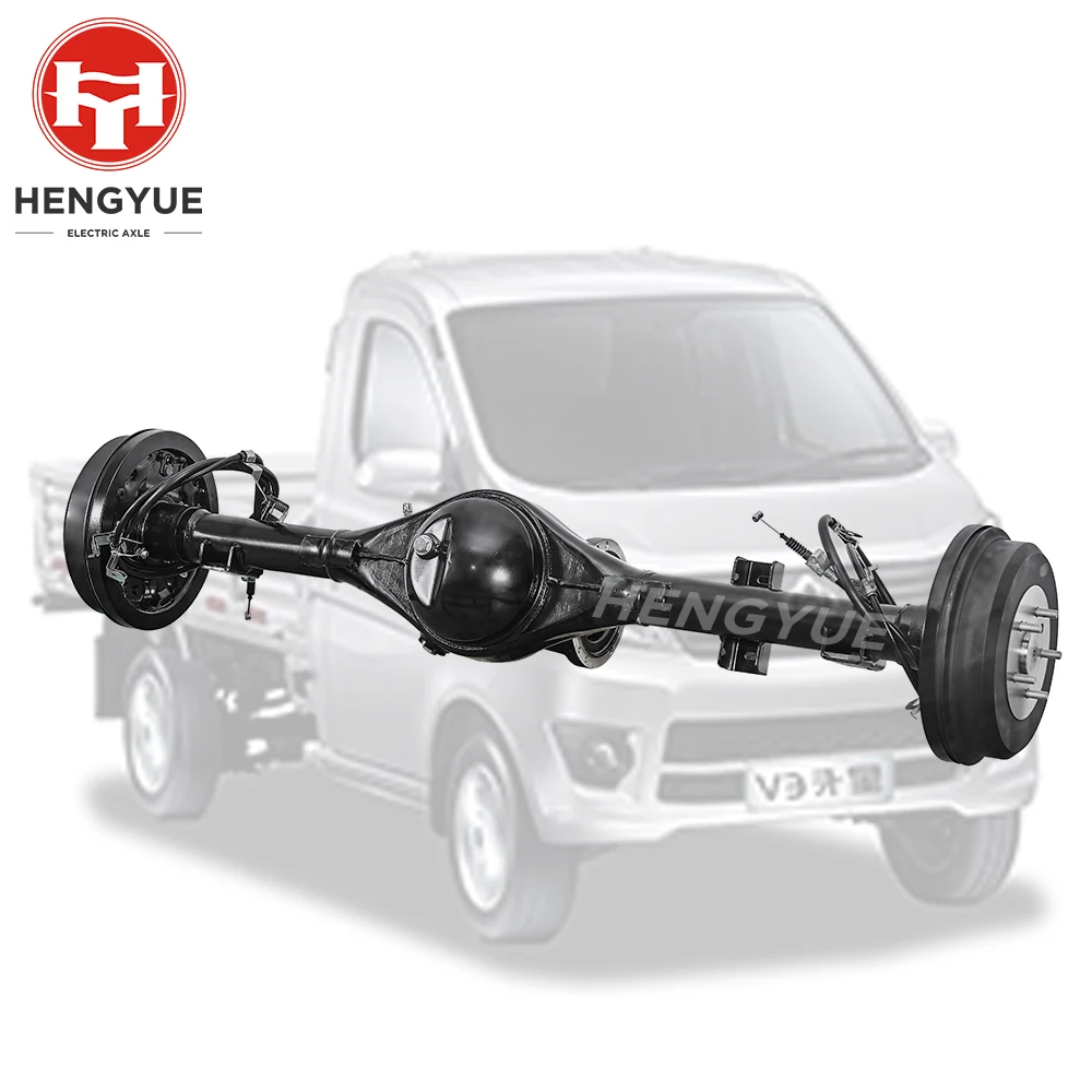 
Electric differential double rear axle for heavy trucks 