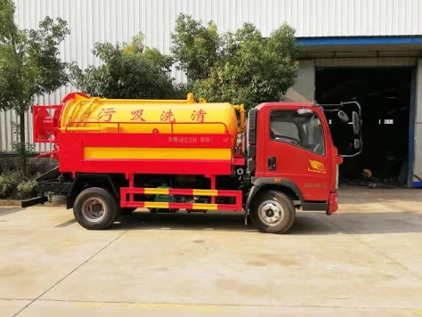 Hot sale DXA5181GXWD5 septic Sewage Suction Truck with diesel fuel