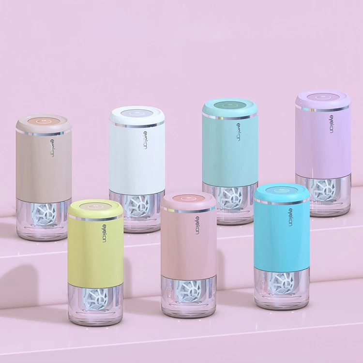 Красочный персонализированный мультяшный веселый футляр для контактных линз миниатюрный популярный милый