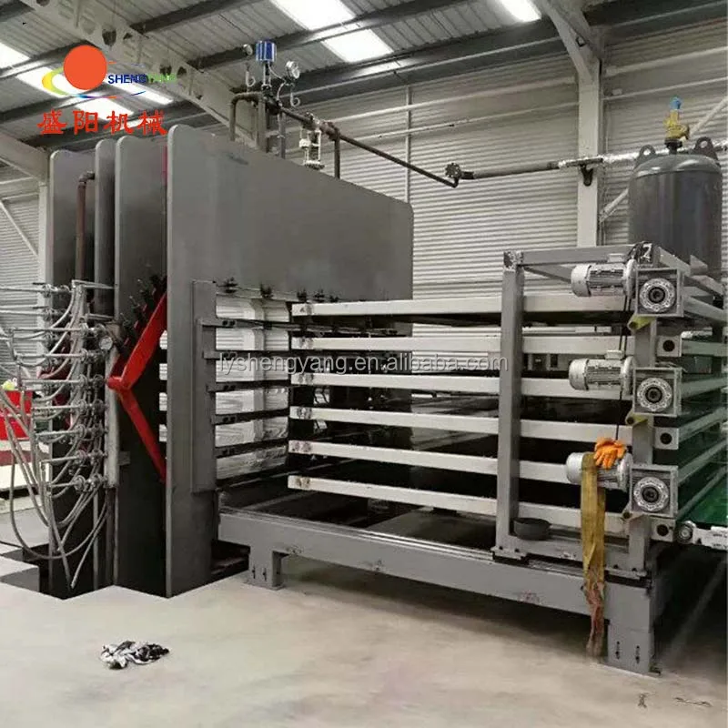 Multi Layers Melamine Lamination Hot Press Machine For Plywood