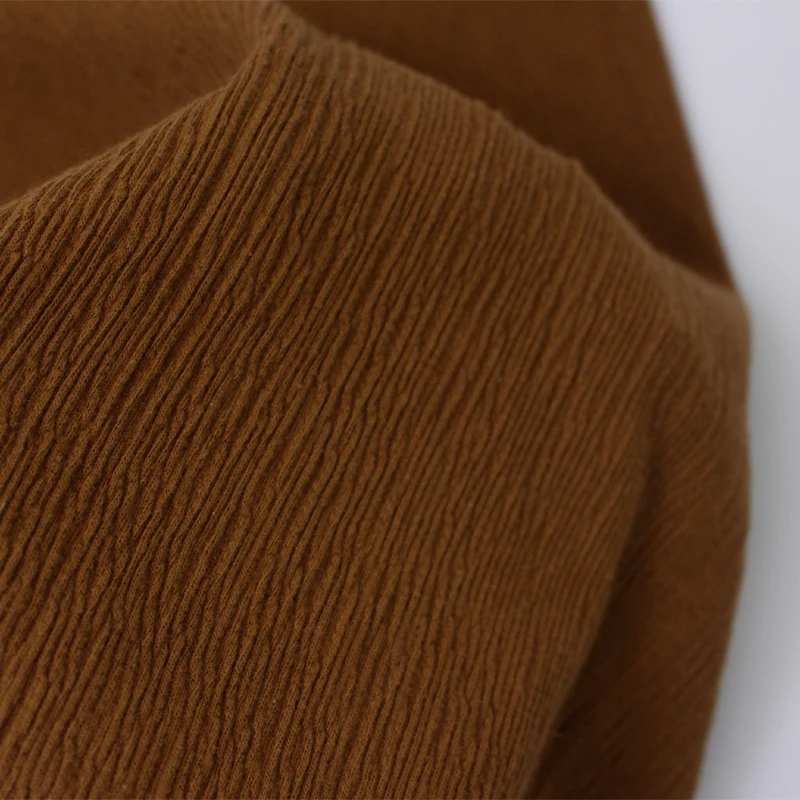 free sample 55% cotton 37% recycled polyester 6% polyester 2% spandex crepe jersey environmentally friendly knitting fabric