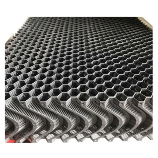Anti-UV Black plastic evaporation cooling pad Plastic water curtain Poultry housing Cooling plastic cool pads CELL PAD