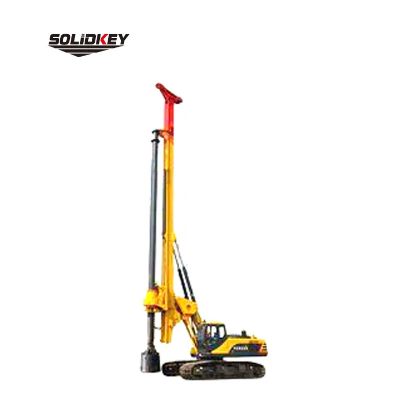 High Quality Hydraulic Borehole Photovoltaic Solar piling rig Pile Driver for Solar Project mine drilling rig machine