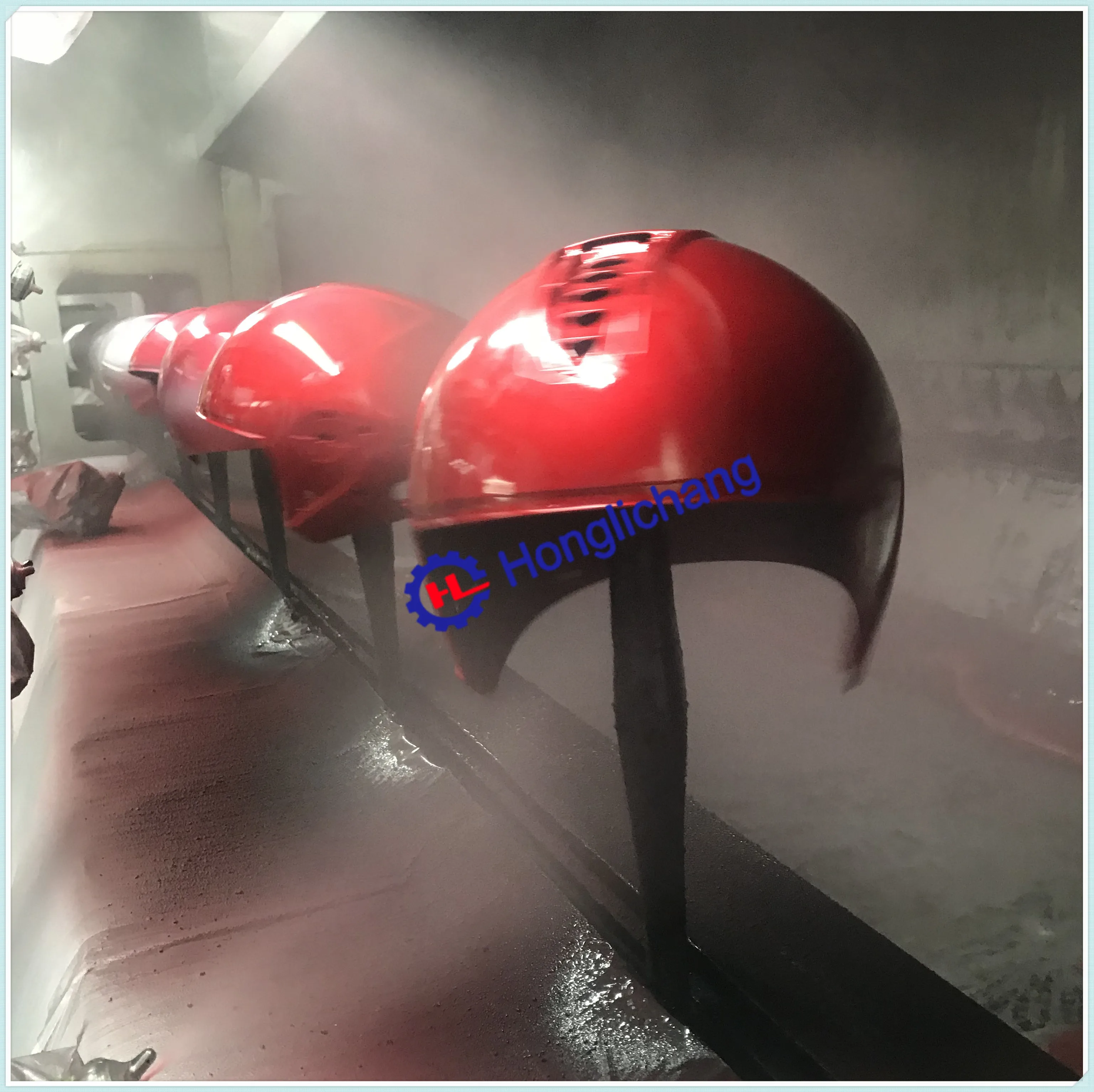 Fully Automatic UV Spray Helmet Painting Machine