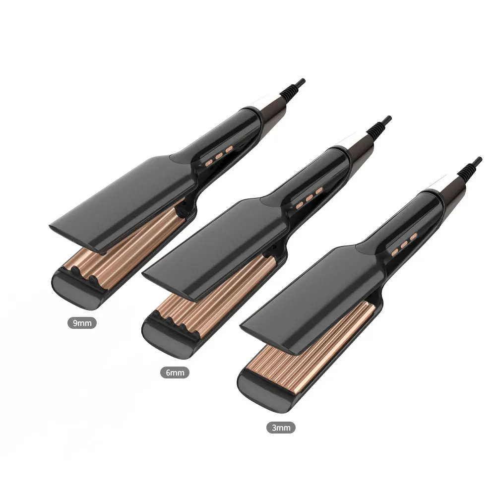 High Quality Customize Titanium Hair Straightener curler 2 in 1 Flat Irons For Keratin Use Private Label Iron