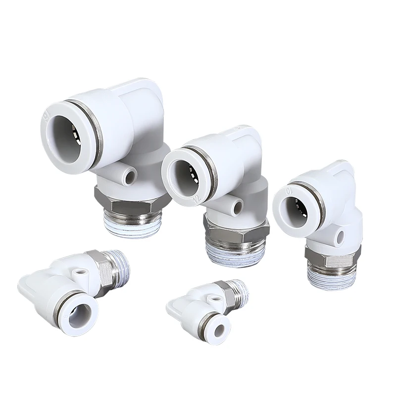 Pneumatic air pipe APL4/6/8/10/12/16-M5-01-02-03-04 quick inserting and bending joint